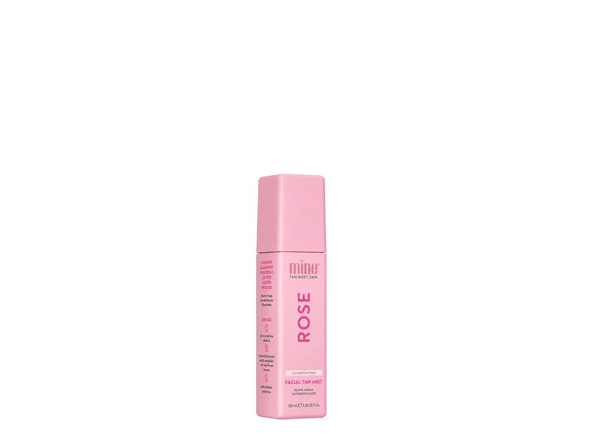 MineTan Rose Illuminating Facial Tan Mist – Arcbarnító permet - Furár Dominika