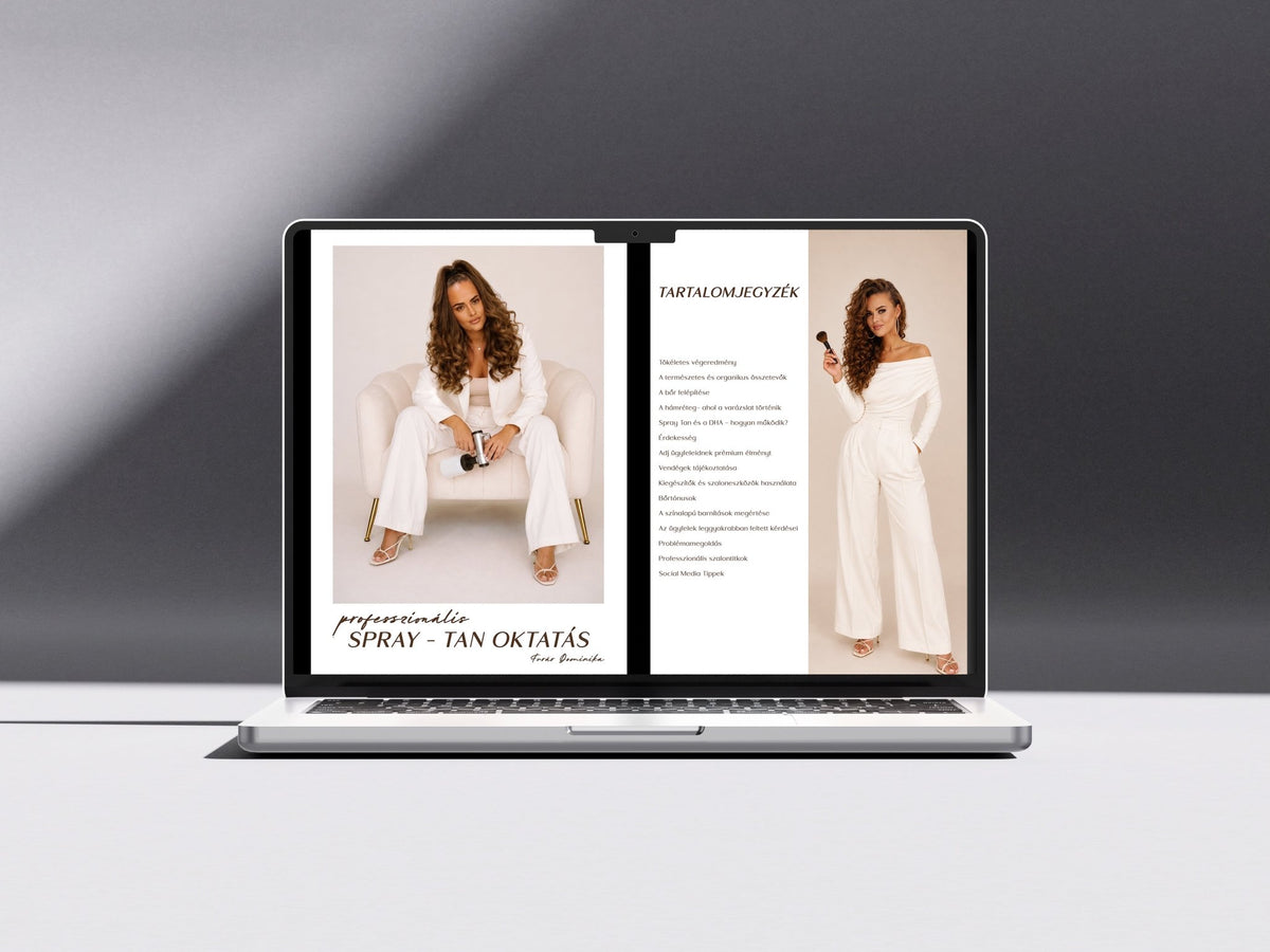 Spray Tan Online Masterclass - Furár Dominika