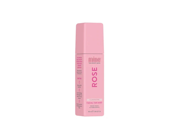 Translation missing: hu.MineTan Rose Illuminating Facial Tan Mist – Arcbarnító permet